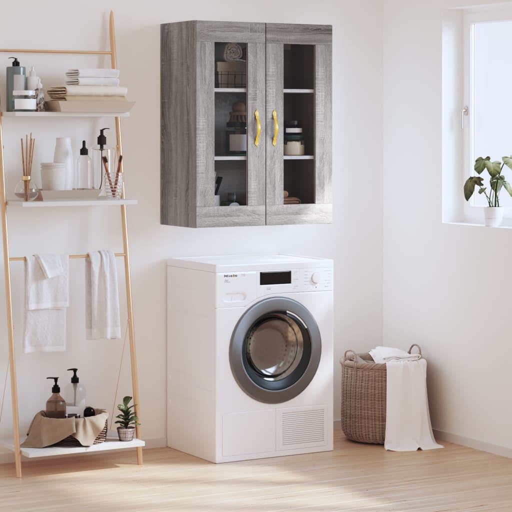 Veggskap Sonoma Grå 69,5x34x90 cm