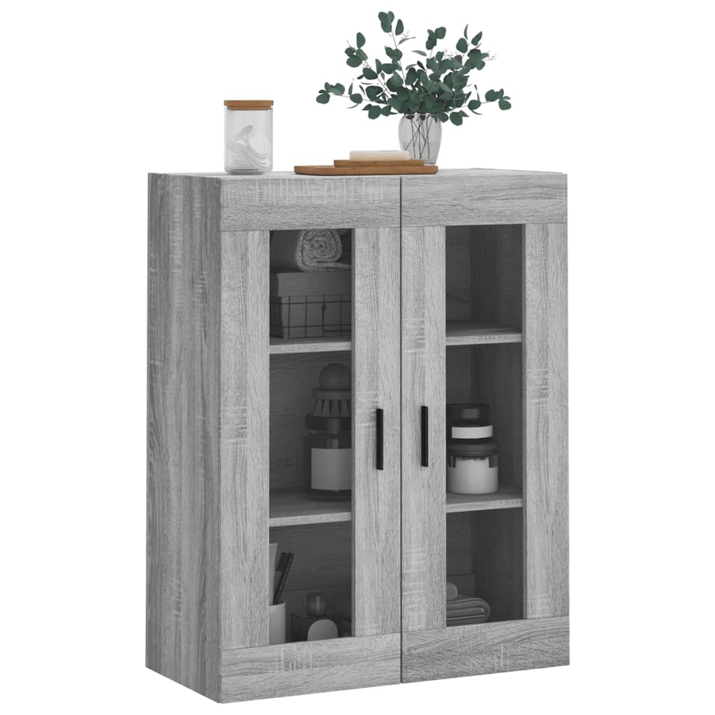 Veggskap Sonoma Grå 69,5x34x90 cm