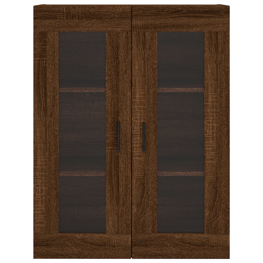 Veggskap Brun Eik 69,5x34x90 cm