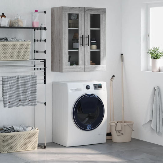 Veggskap Sonoma Grå 69,5x34x90 cm