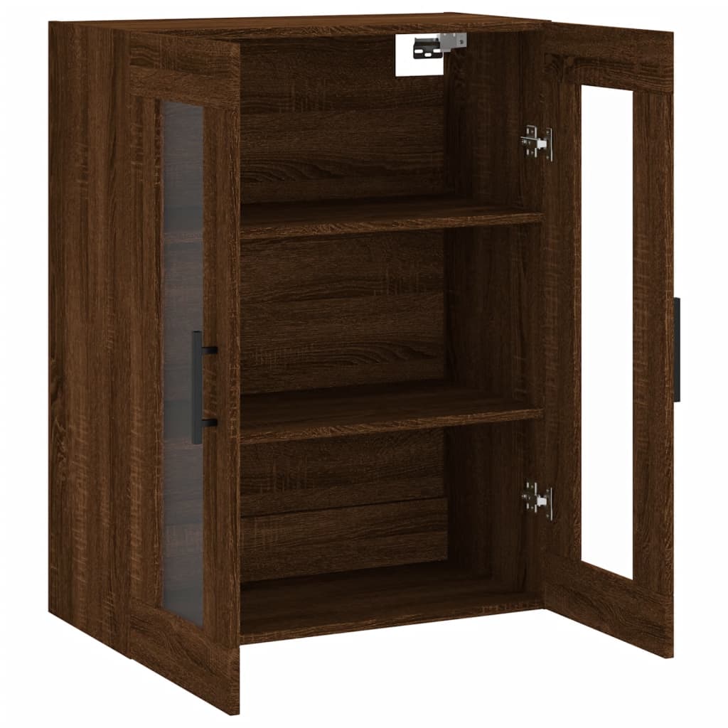 Veggskap Brun Eik 69,5x34x90 cm