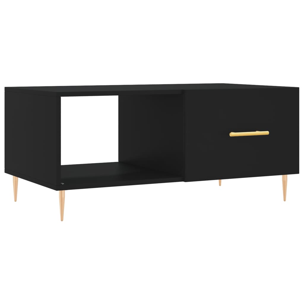 Salongbord Sofabord Svart 90x50x40 cm