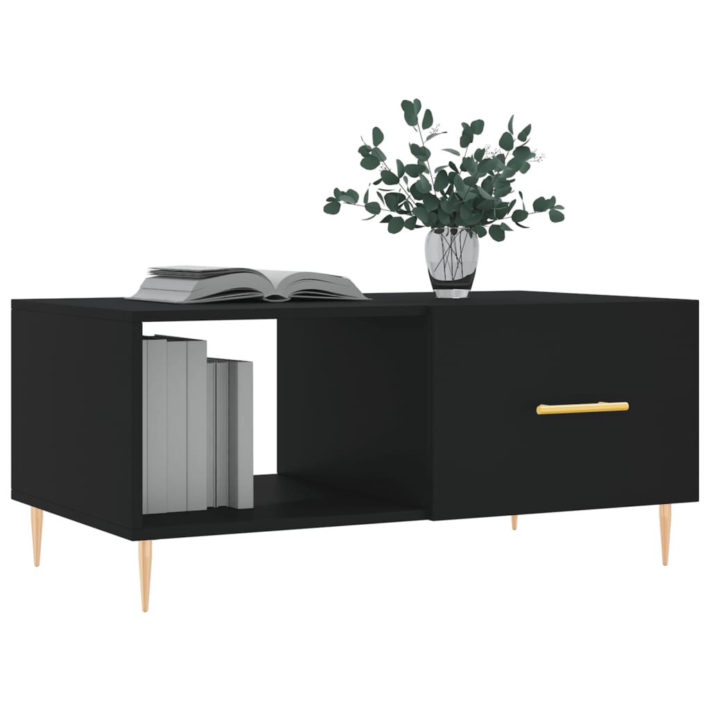 Salongbord Sofabord Svart 90x50x40 cm