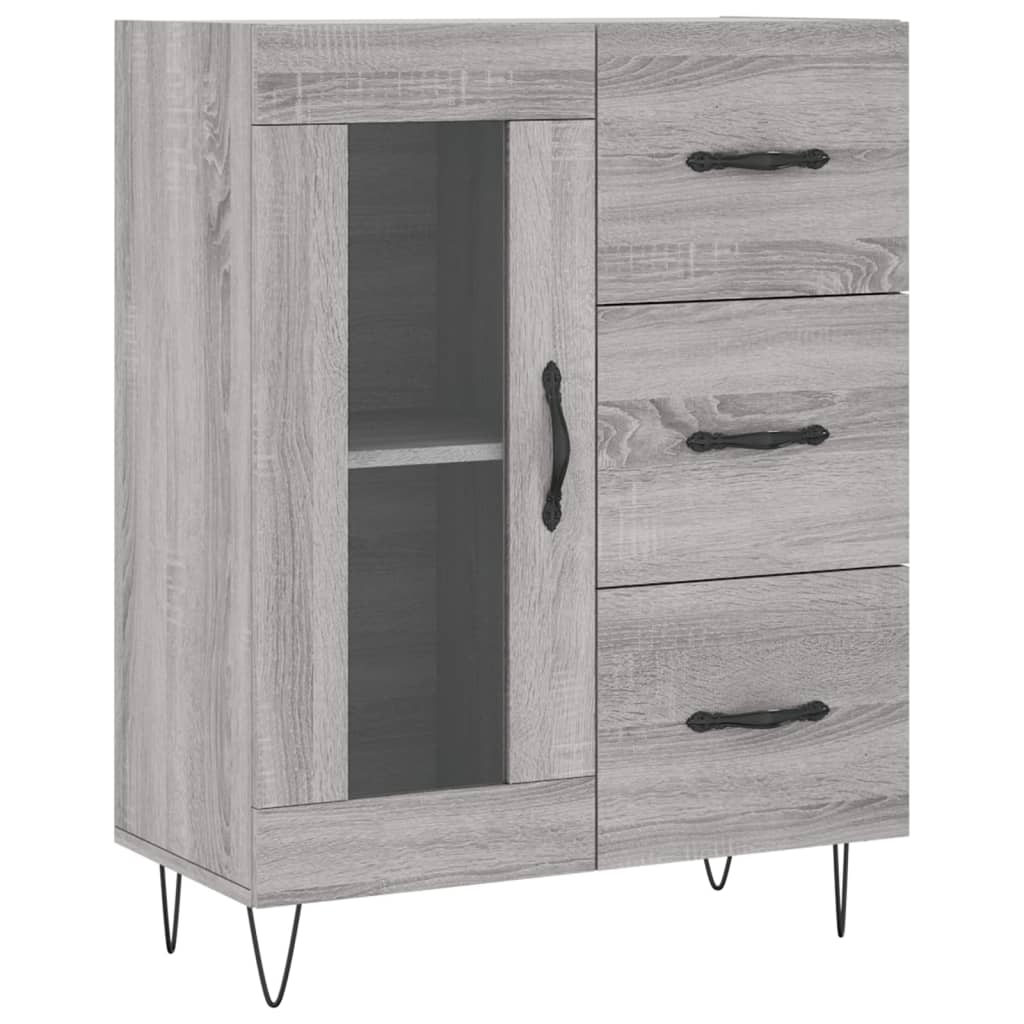 Skap Sonoma Grå 69,5x34x180 cm