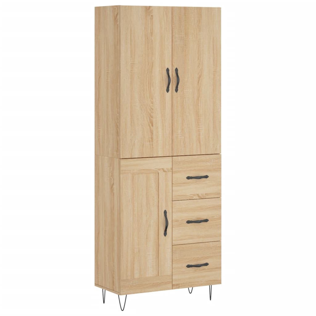 Skap Sonoma Eik 69,5x34x180 cm