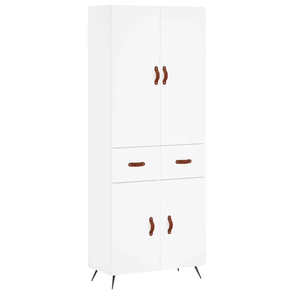 Skap Hvit 69,5x34x180 cm