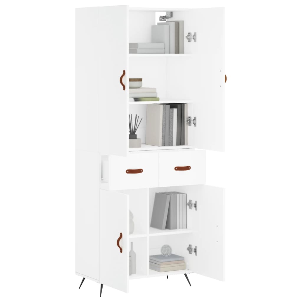 Skap Hvit 69,5x34x180 cm