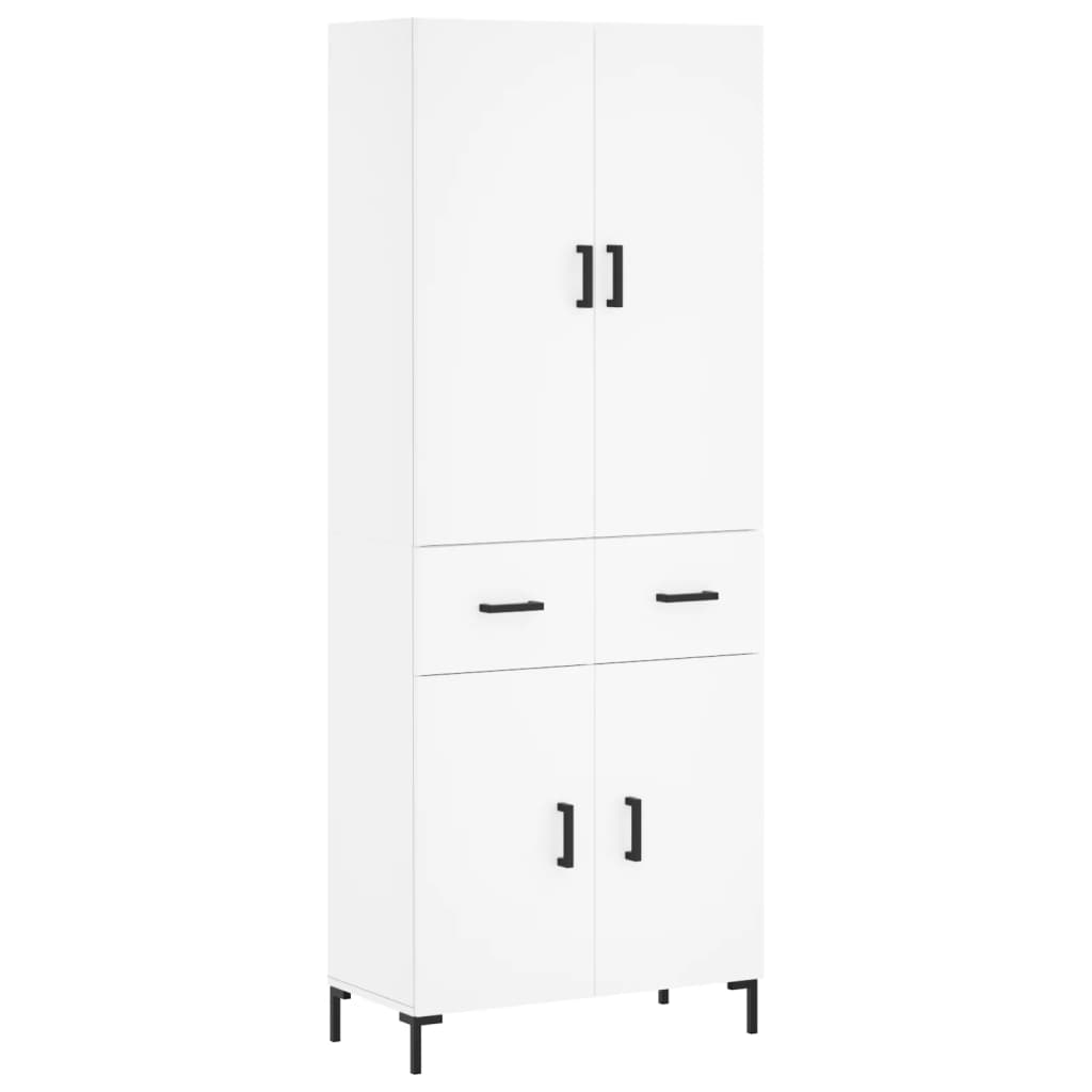 Skap Hvit 69,5x34x180 cm