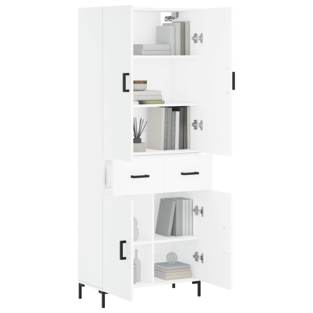Skap Hvit 69,5x34x180 cm