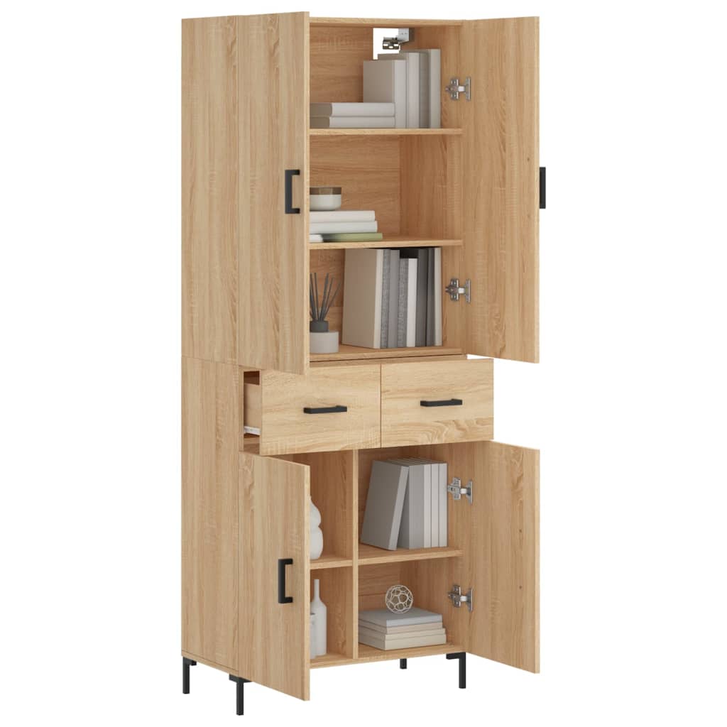 Skap Sonoma Eik 69,5x34x180 cm
