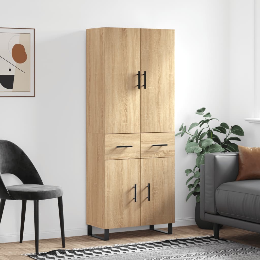 Skap Sonoma Eik 69,5x34x180 cm