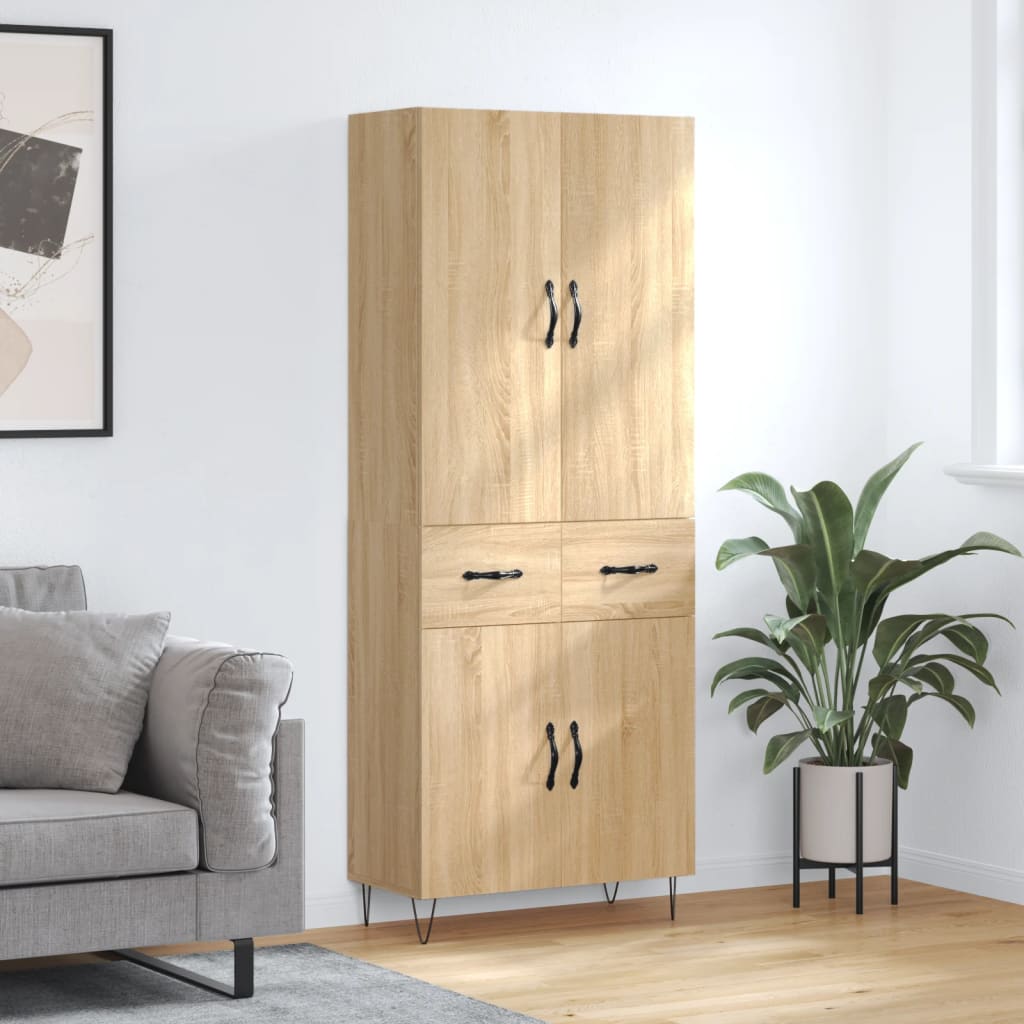 Skap Sonoma Eik 69,5x34x180 cm