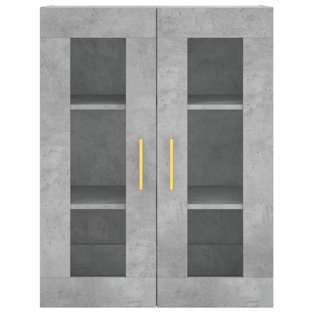 Skap Betonggrå 69,5x34x180 cm
