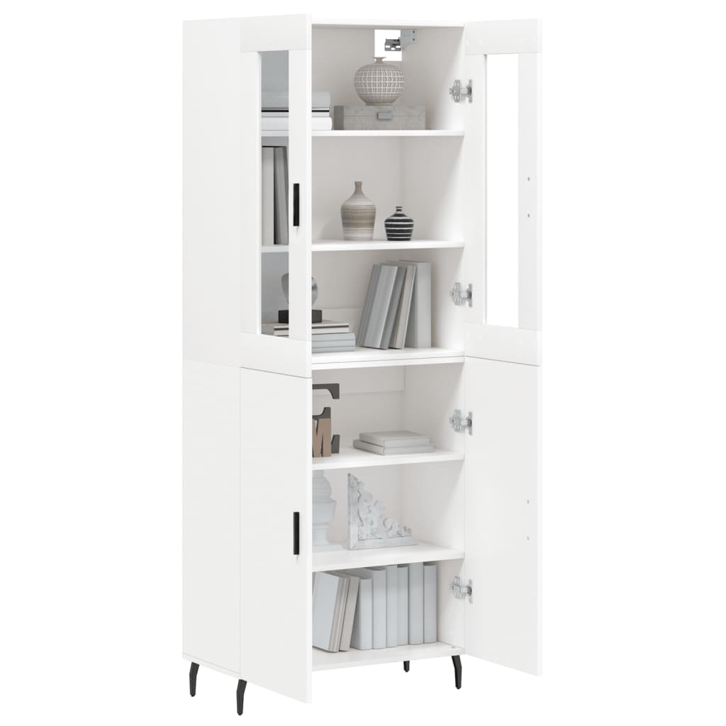 Skap Hvit 69,5x34x180 cm