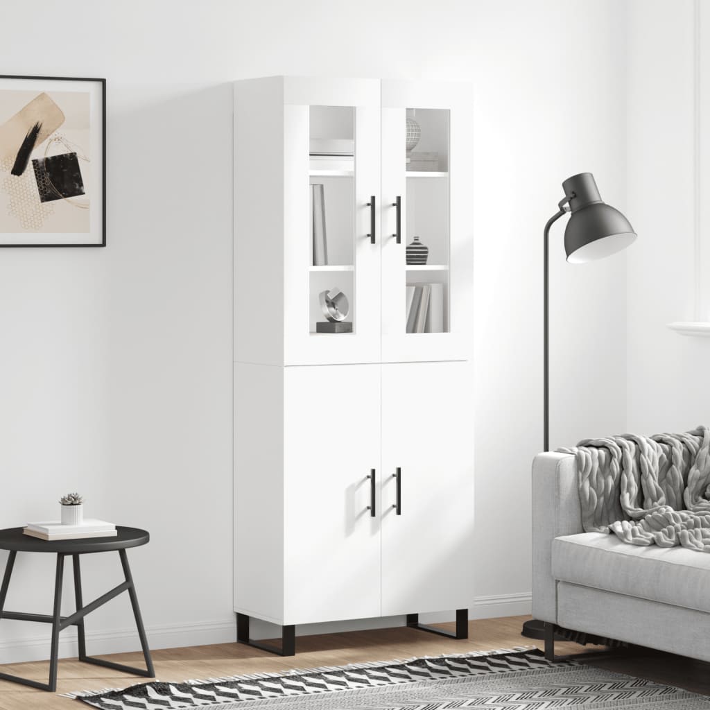 Skap Hvit 69,5x34x180 cm
