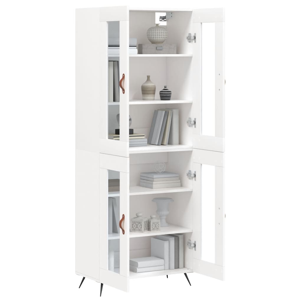 Skap Hvit 69,5x34x180 cm
