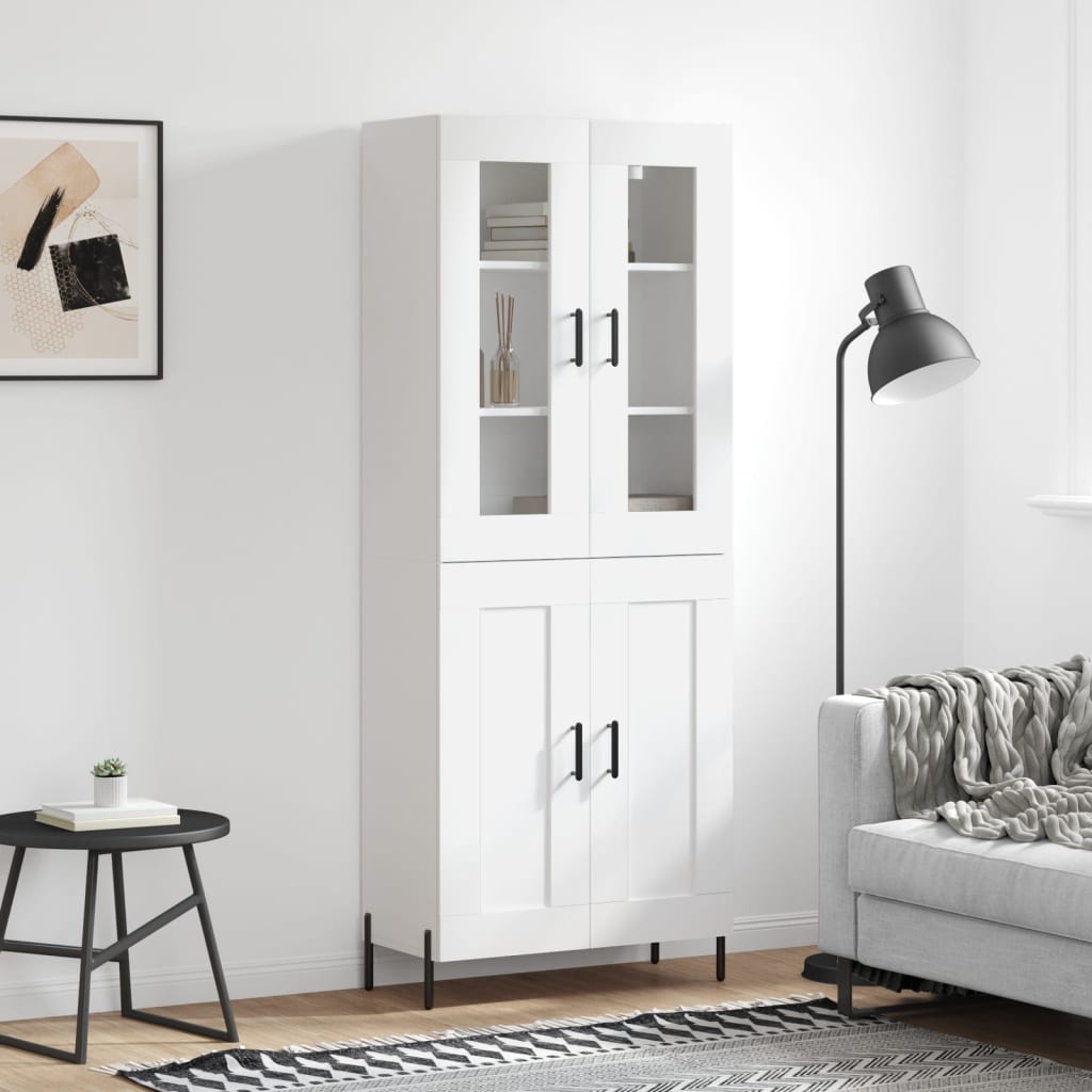 Skap Hvit 69,5x34x180 cm