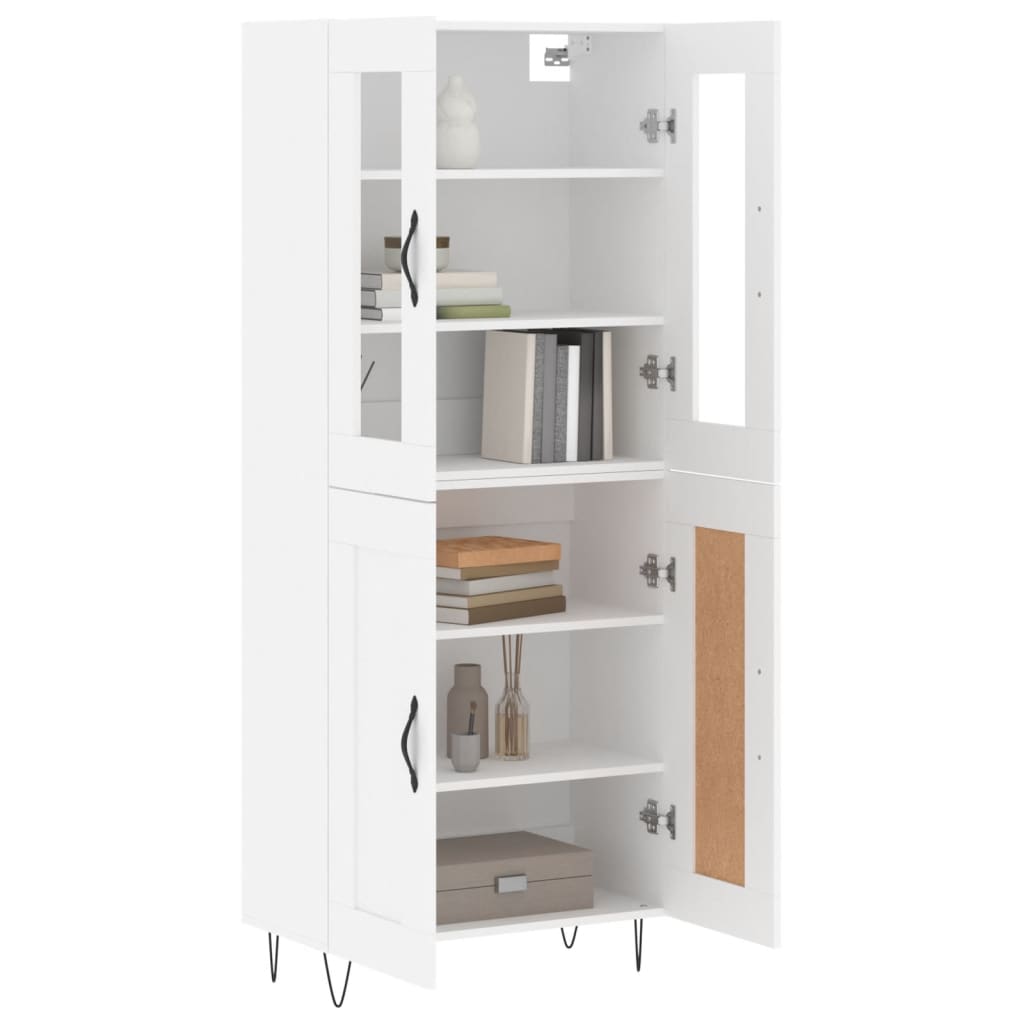Skap Hvit 69,5x34x180 cm