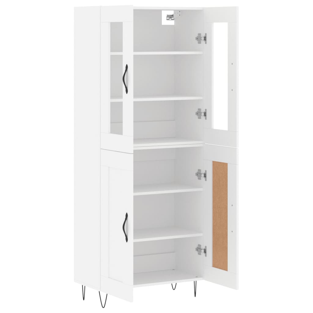 Skap Hvit 69,5x34x180 cm