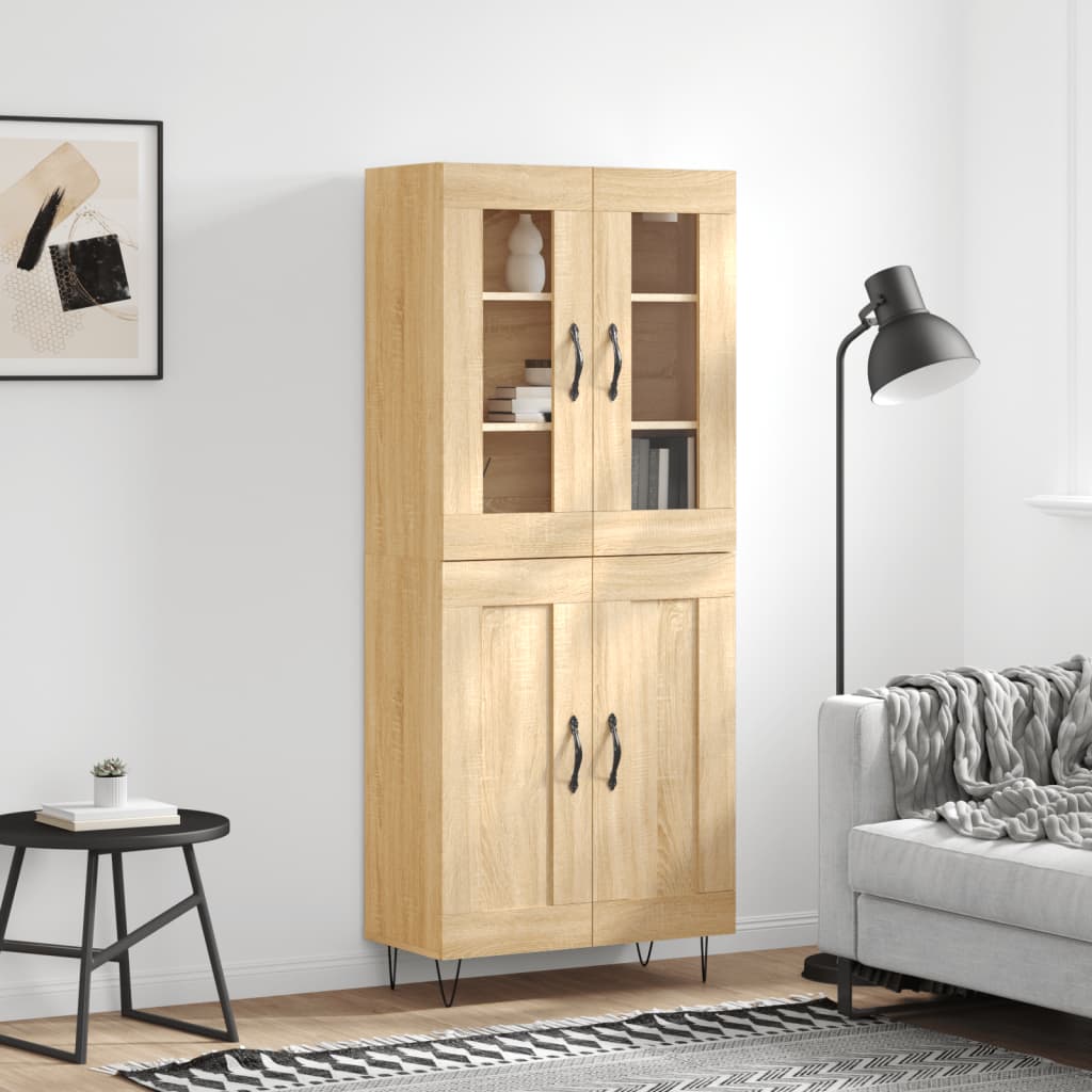 Skap Sonoma Eik 69,5x34x180 cm