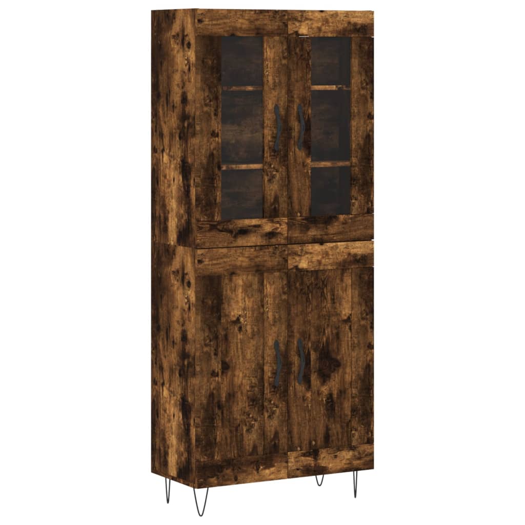 Skap Røkt Eik 69,5x34x180 cm
