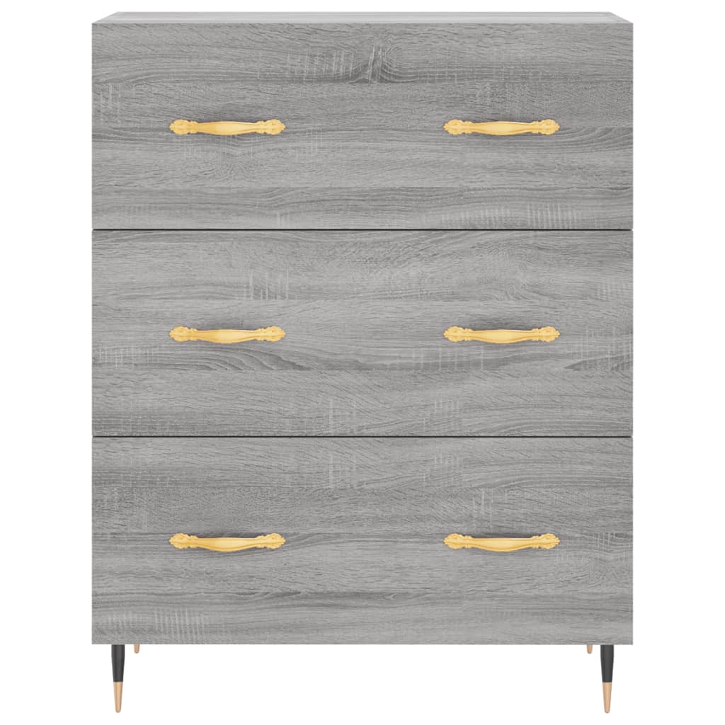 Skap Sonoma Grå 69,5x34x180 cm