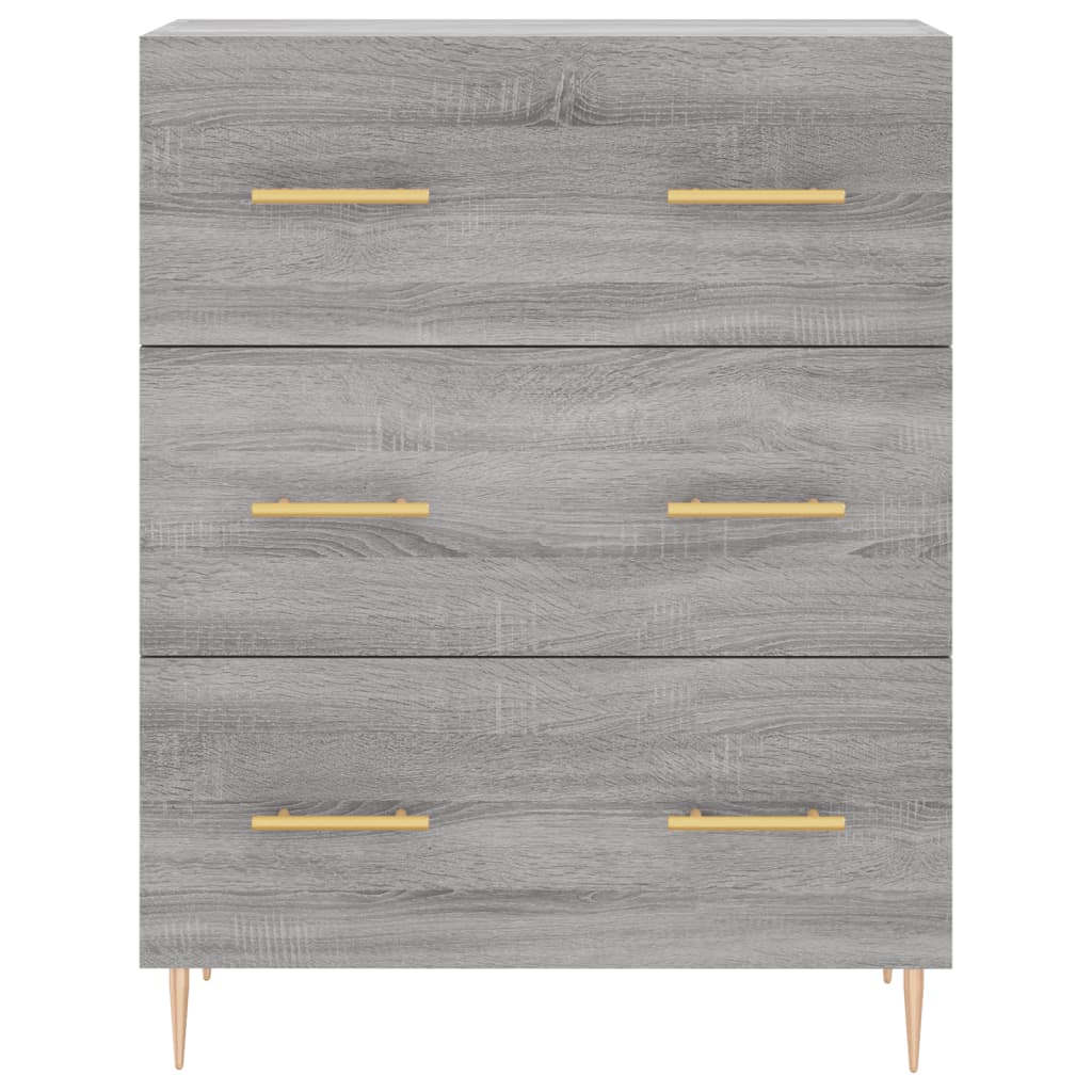 Skap Sonoma Grå 69,5x34x180 cm