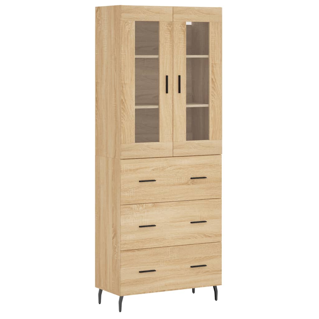 Skap Sonoma Eik 69,5x34x180 cm
