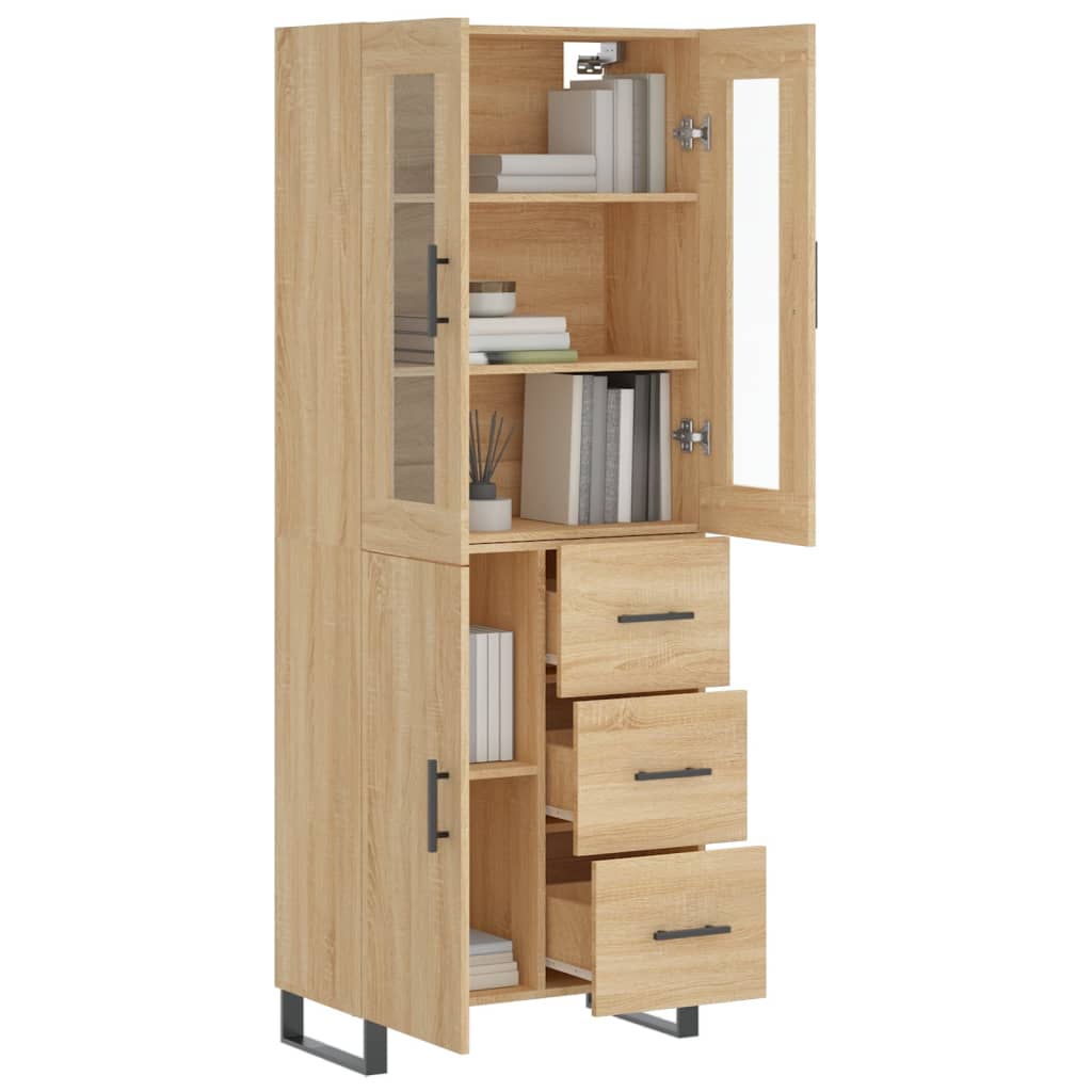 Skap Sonoma Eik 69,5x34x180 cm