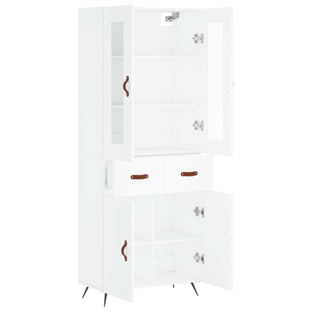 Skap Hvit 69,5x34x180 cm