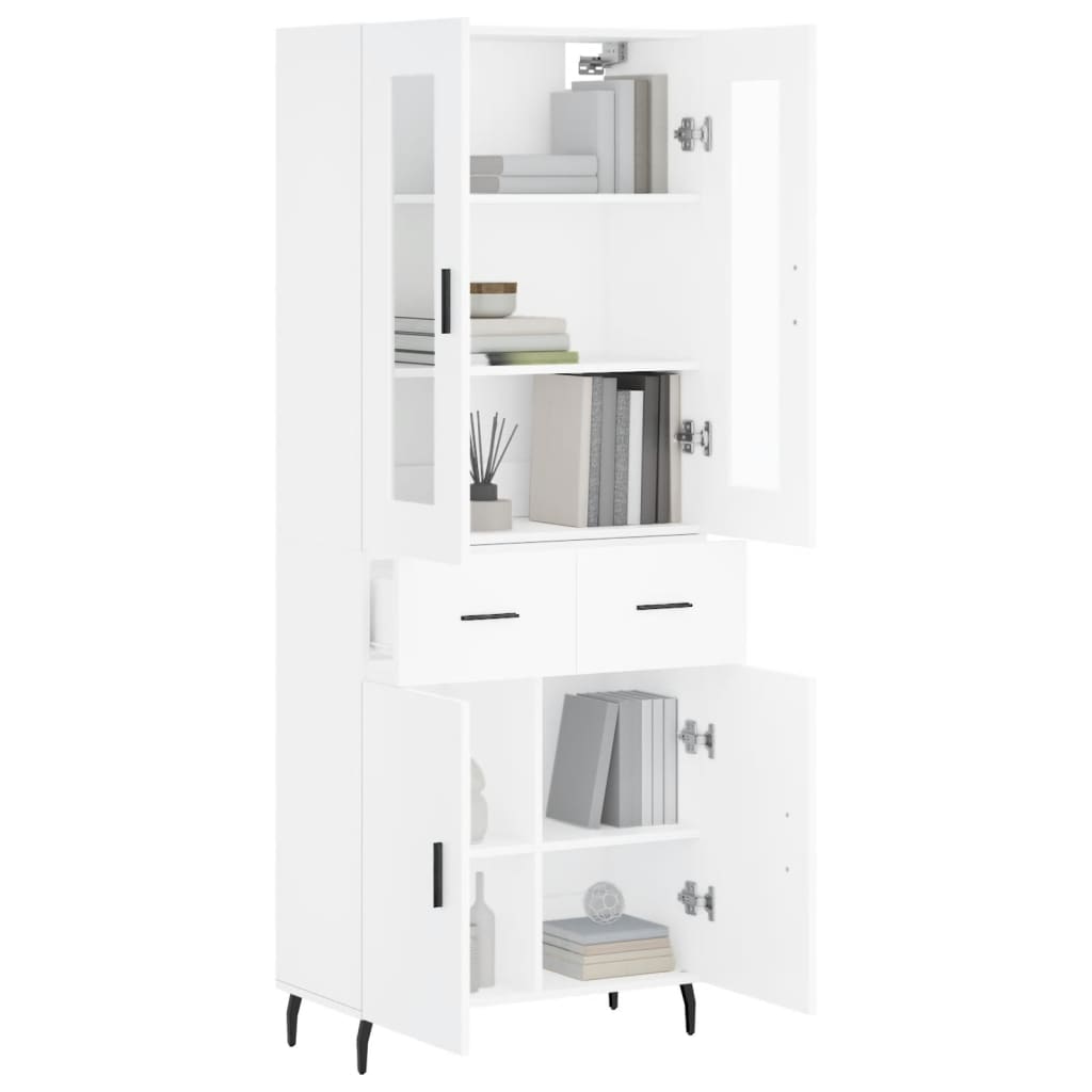 Skap Hvit 69,5x34x180 cm