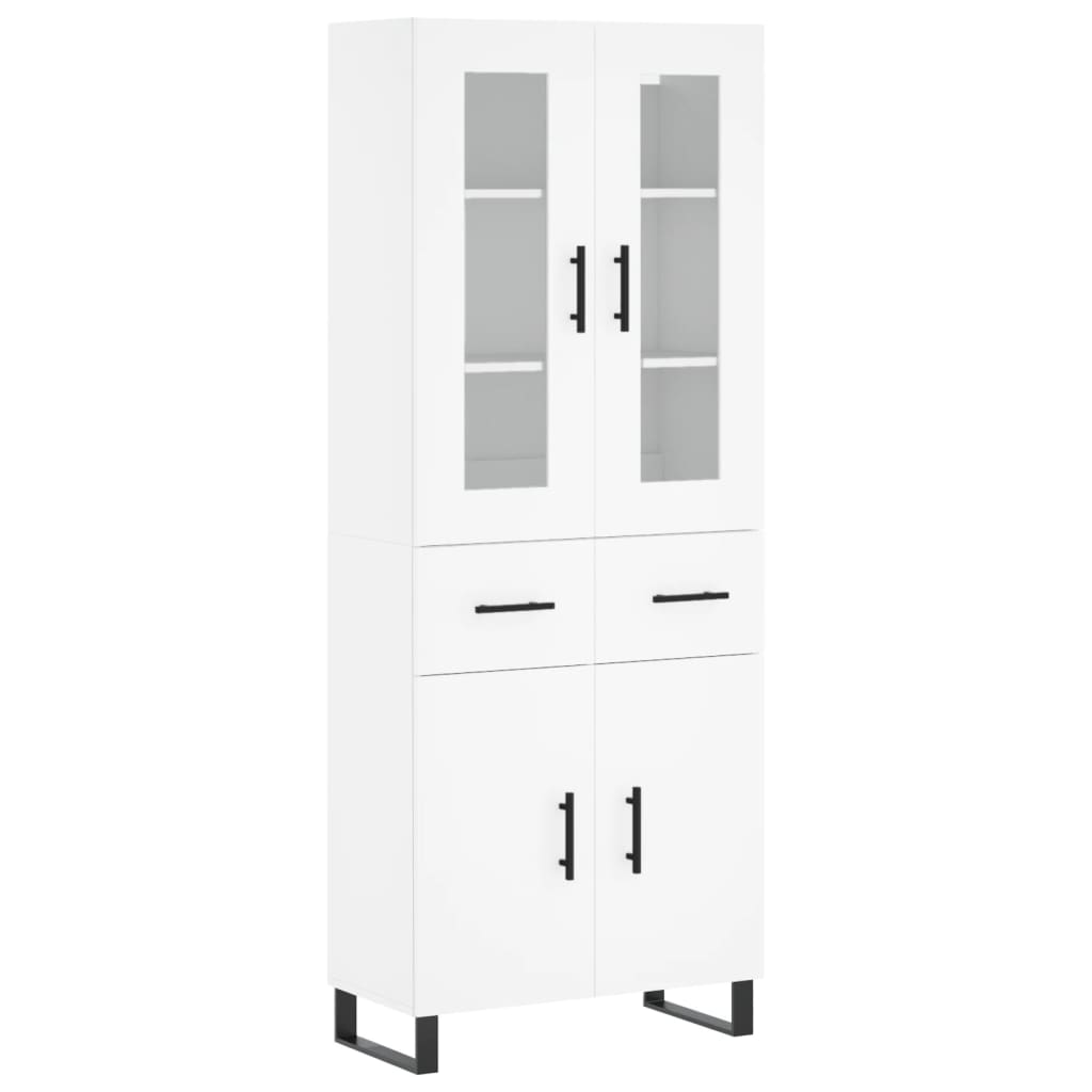 Skap Hvit 69,5x34x180 cm