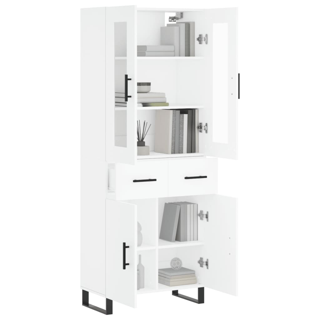 Skap Hvit 69,5x34x180 cm