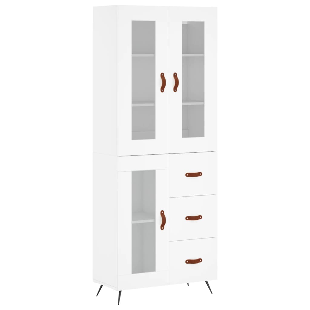 Skap Hvit 69,5x34x180 cm