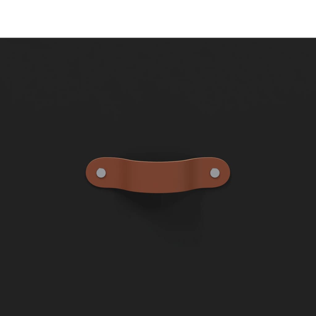 Skap Svart 69,5x34x180 cm