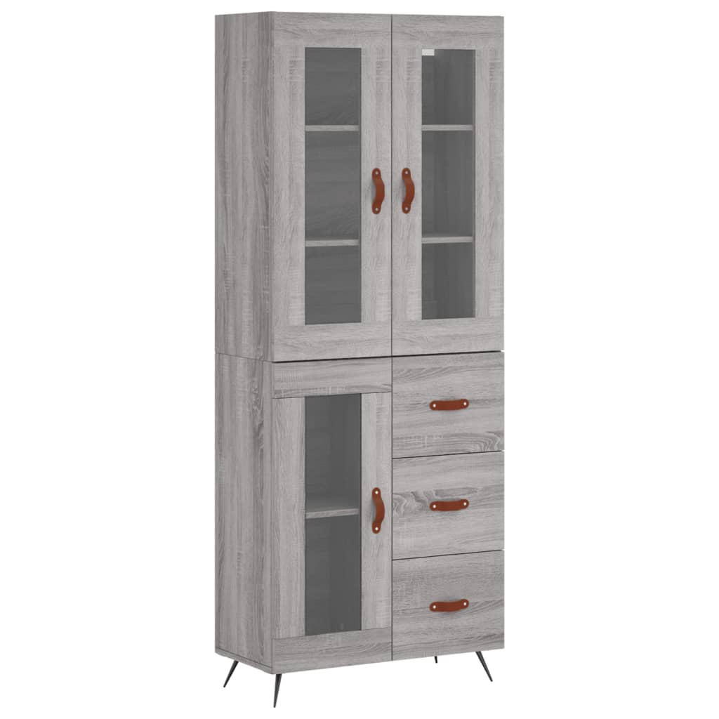 Skap Sonoma Grå 69,5x34x180 cm