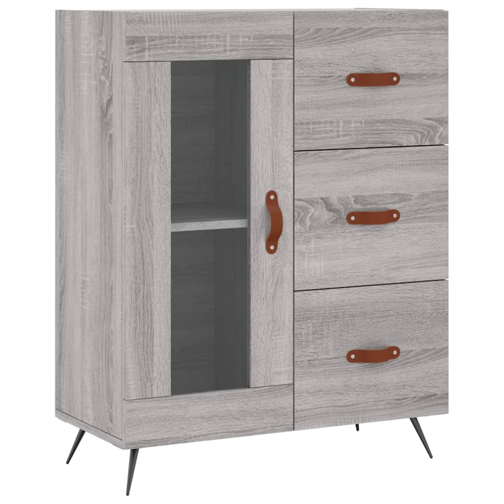Skap Sonoma Grå 69,5x34x180 cm