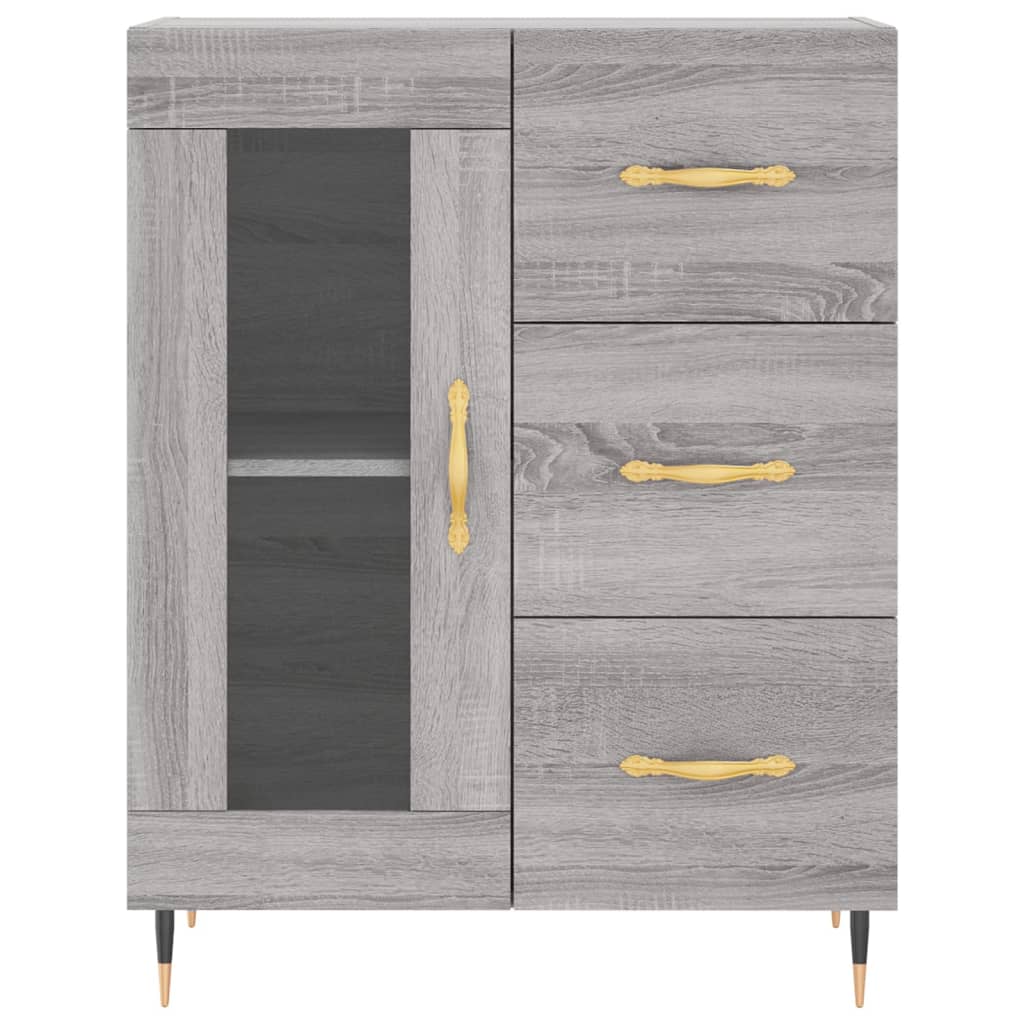 Skap Sonoma Grå 69,5x34x180 cm