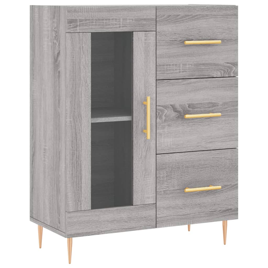 Skap Sonoma Grå 69,5x34x180 cm