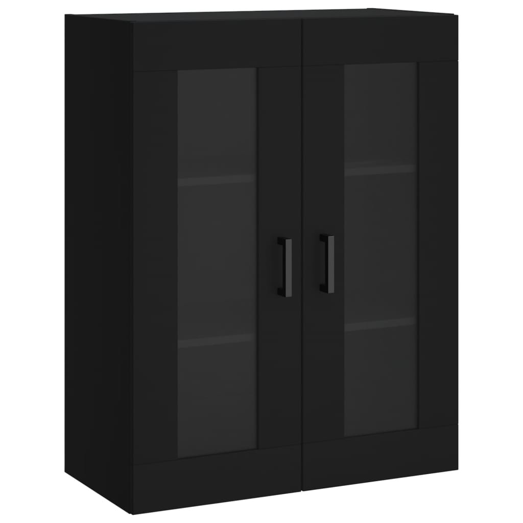Skap Svart 69,5x34x180 cm