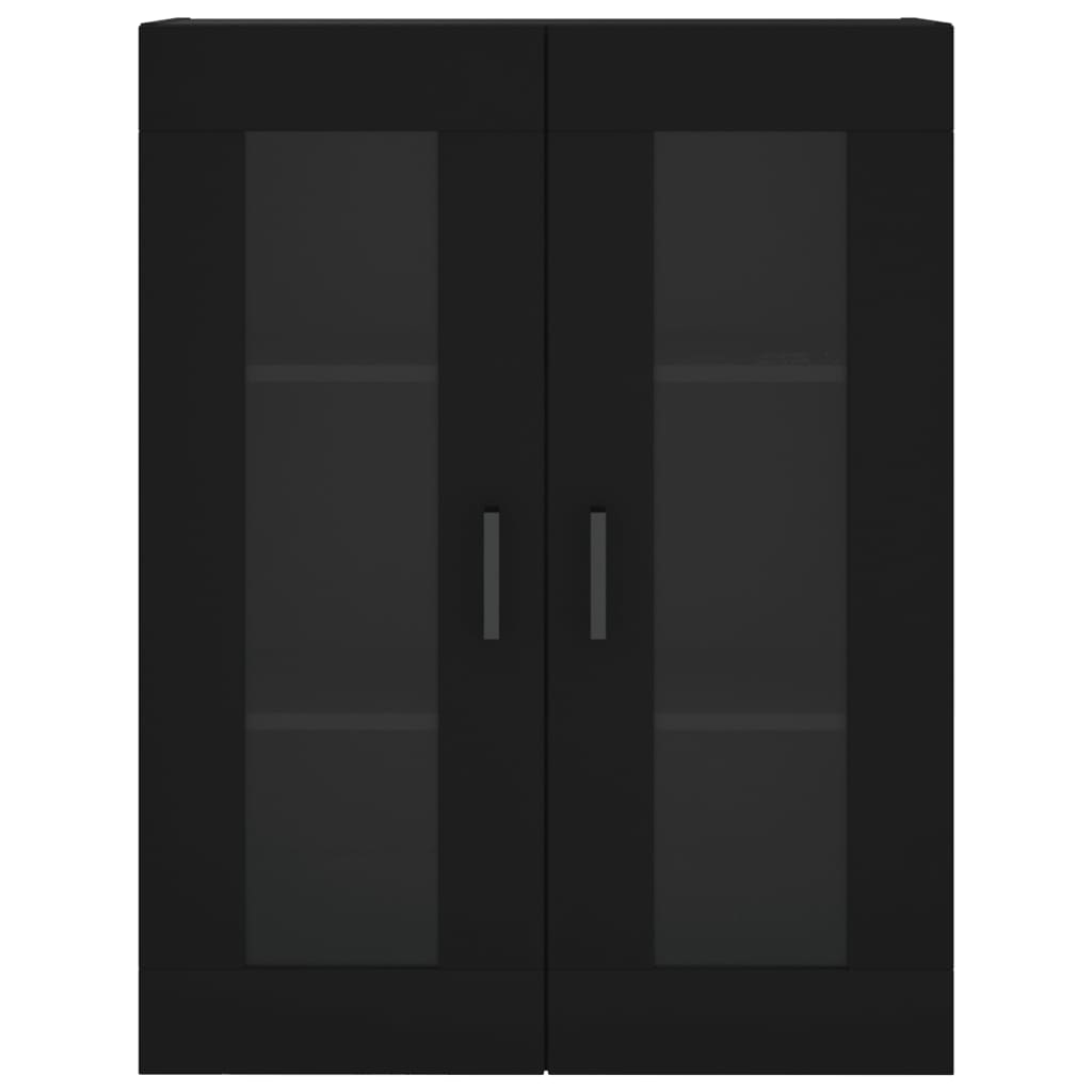 Skap Svart 69,5x34x180 cm