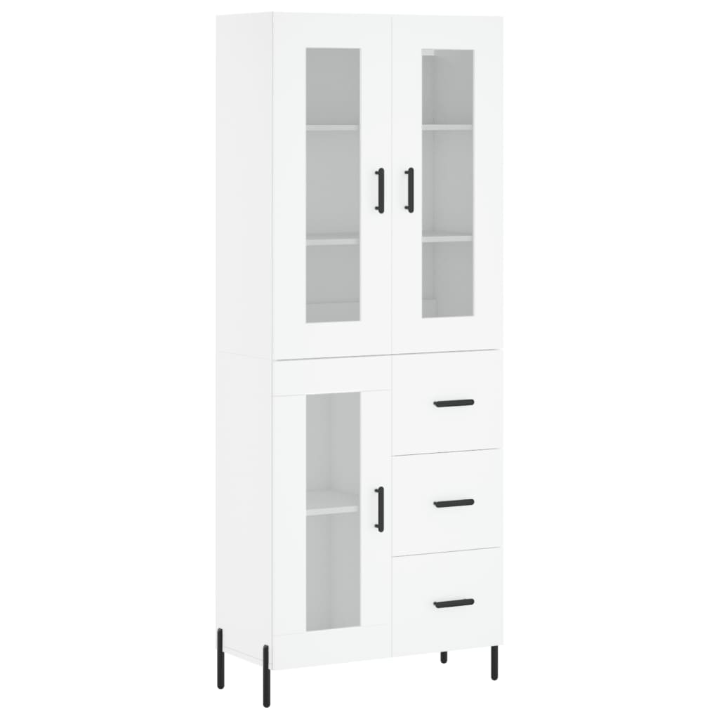 Skap Hvit 69,5x34x180 cm