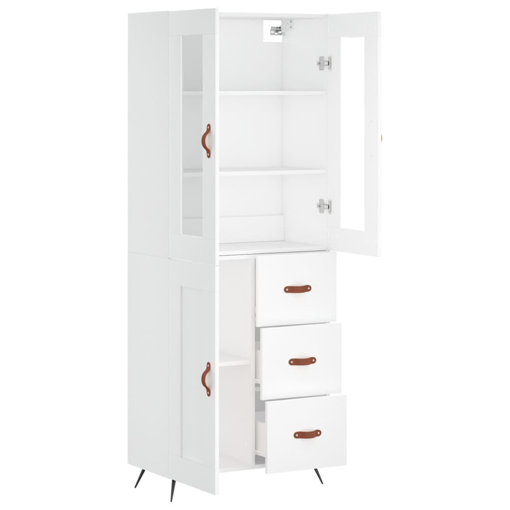Skap Hvit 69,5x34x180 cm