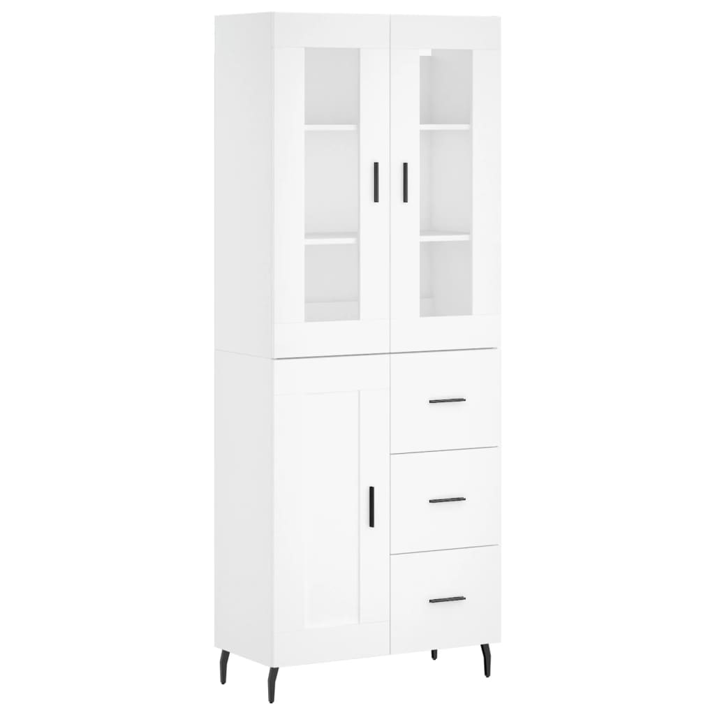 Skap Hvit 69,5x34x180 cm