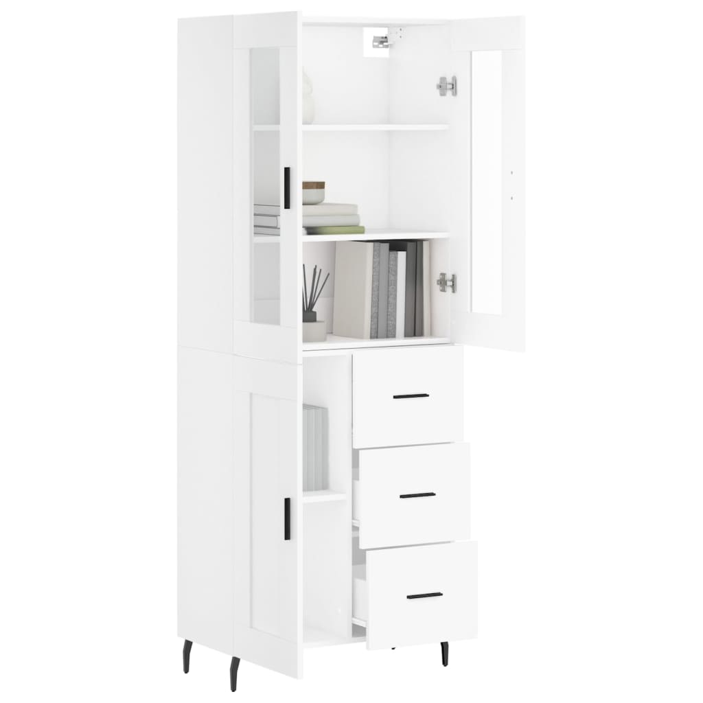 Skap Hvit 69,5x34x180 cm