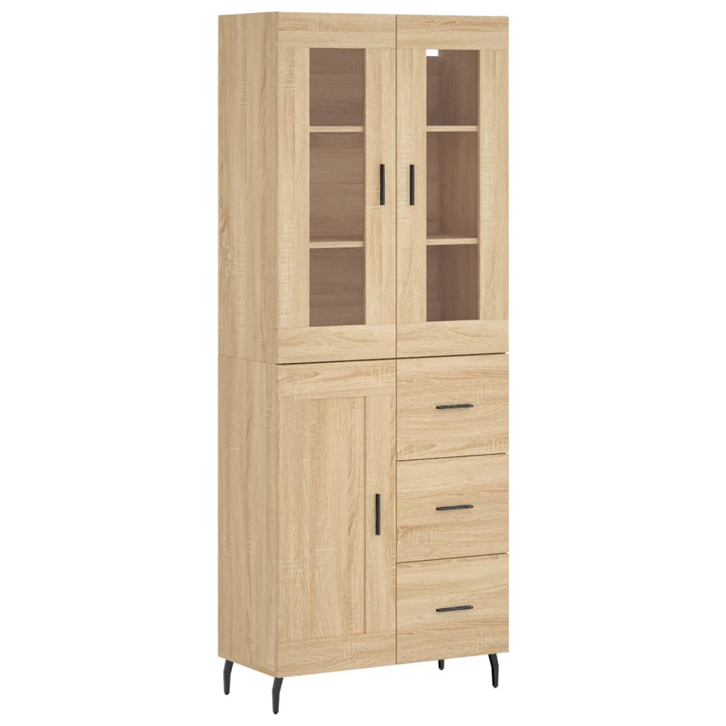Skap Sonoma Eik 69,5x34x180 cm