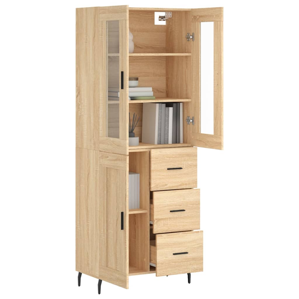 Skap Sonoma Eik 69,5x34x180 cm