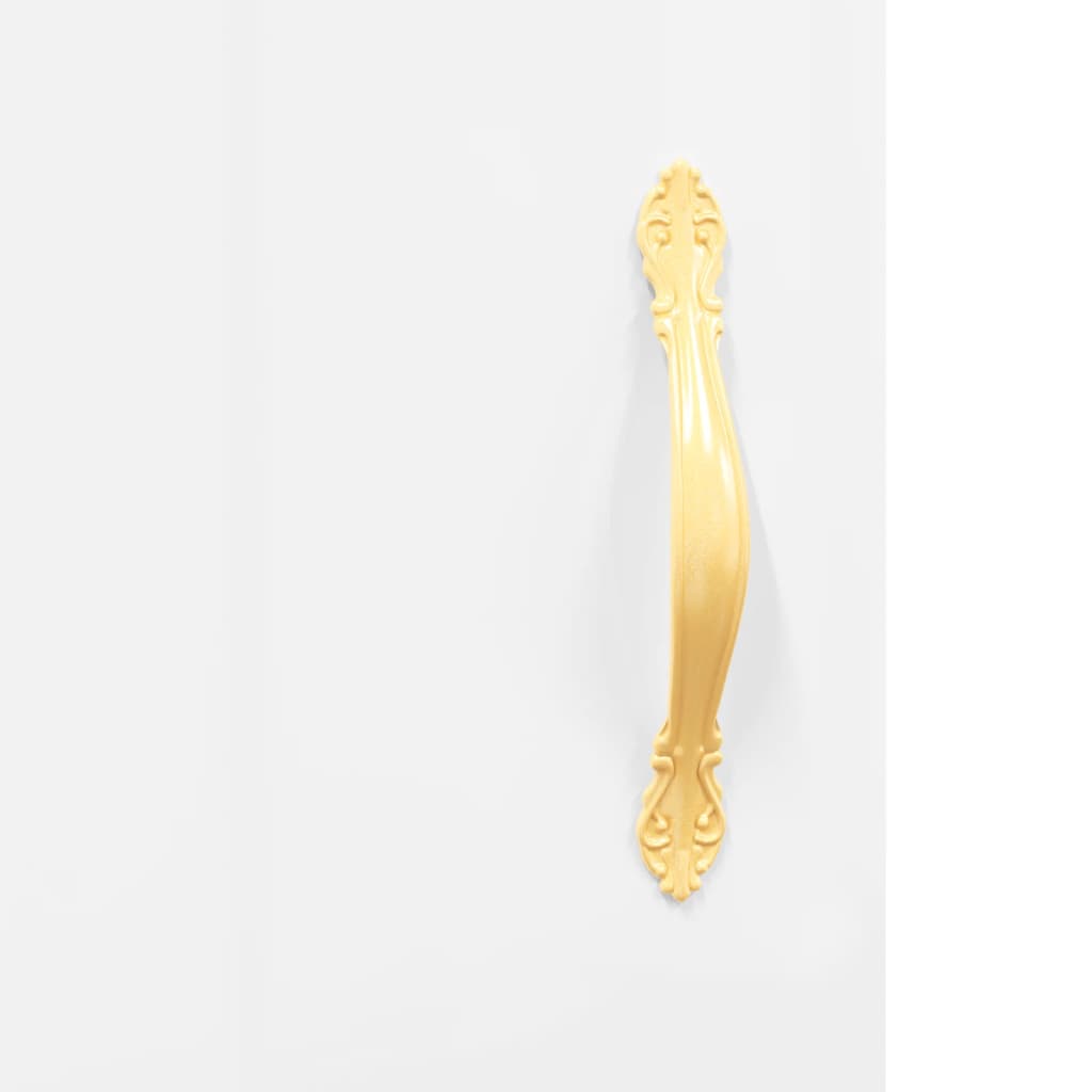 Skap Høyglans Hvit 34,5x34x180 cm