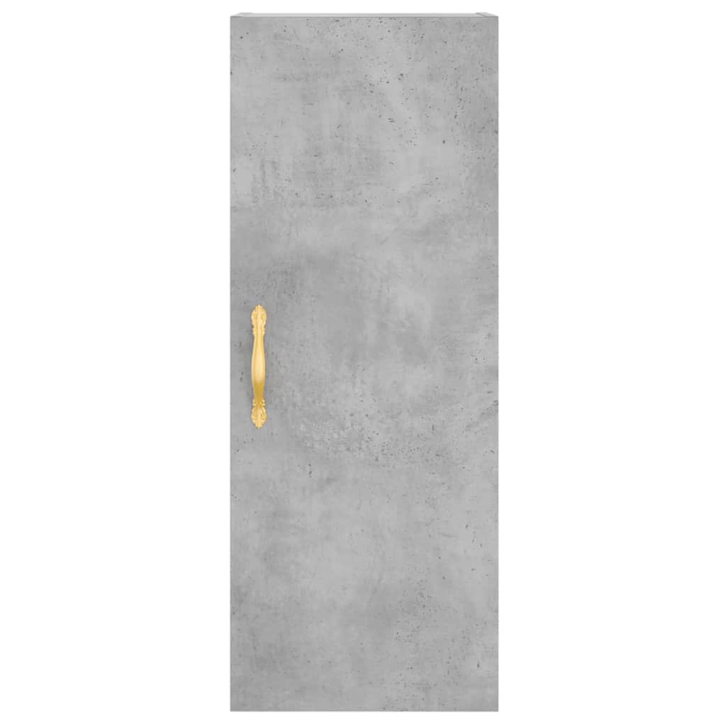 Skap Betonggrå 34,5x34x180 cm