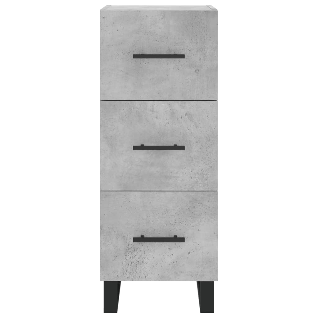 Skap Betonggrå 34,5x34x180 cm